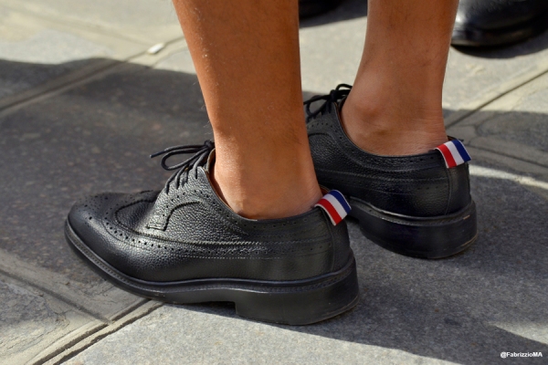 Thom Browne black oxford shoes